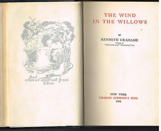The Wind In The Willows by Kenneth Grahame 1908 1st Ed. 2nd Pr. Book